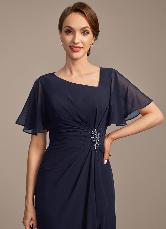 Robe Trapèze Chiffon Sophistiquée - gallery 1