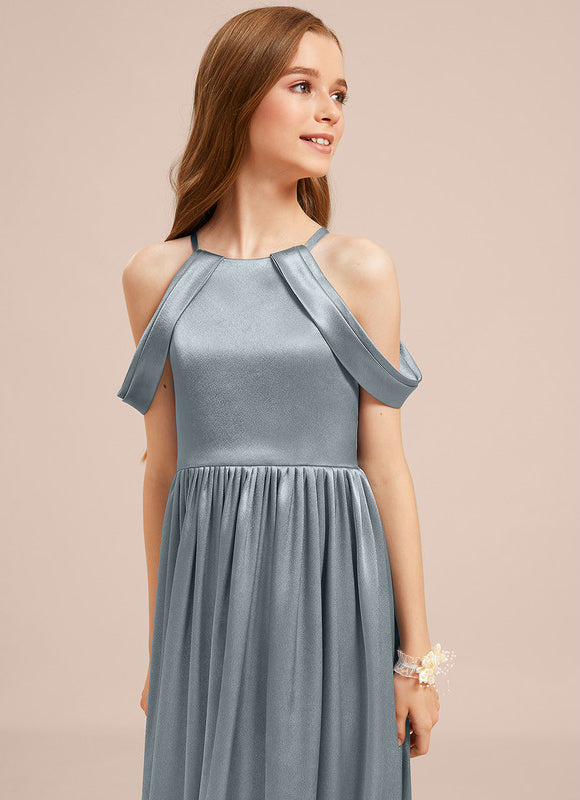 Robe Trapèze Céleste Argenté Étoilé - gallery 3