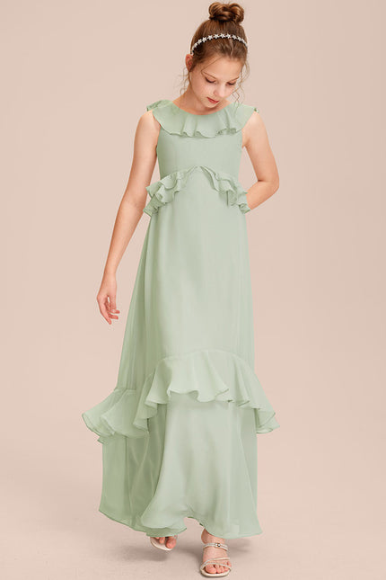 Robe Trapèze Bordeaux Flottante - gallery 3