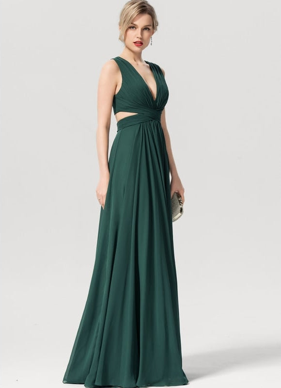 Robe Trapèze Élégante Mousseline - gallery 2
