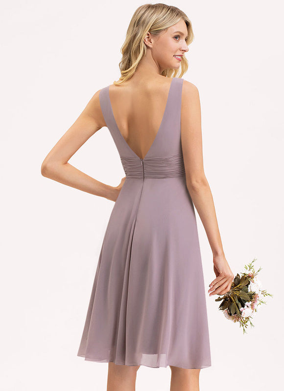 Robe Trapèze Flottante Verte - gallery 5