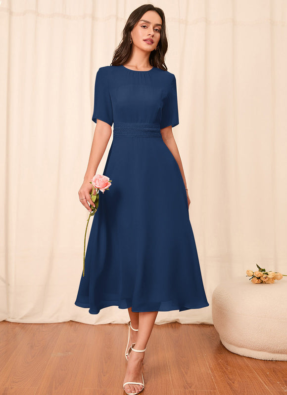Robe Trapèze Noire Flottante - gallery 8