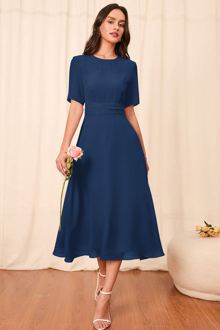 Robe Trapèze Noire Flottante - gallery 8