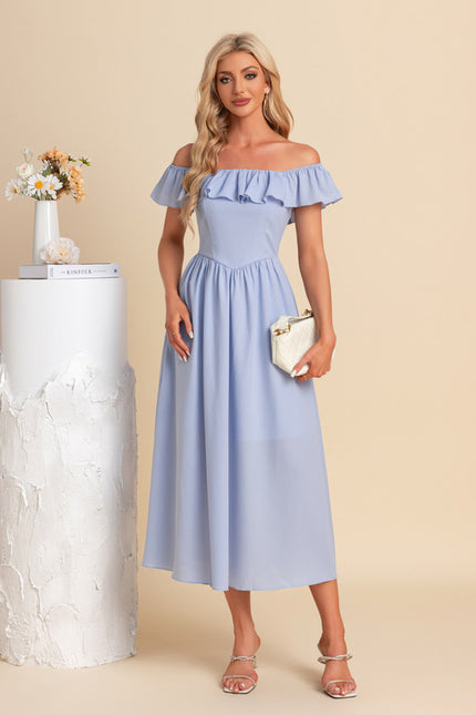 Robe Trapèze Midi Chic - gallery 6