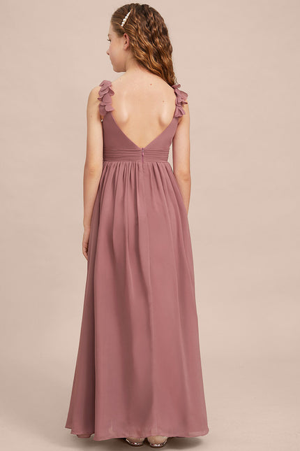 Robe Trapèze Mousseline Fleurie - gallery 6