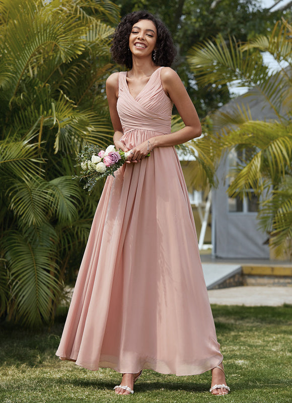 Robe Trapèze Élégante Mousseline - gallery 4