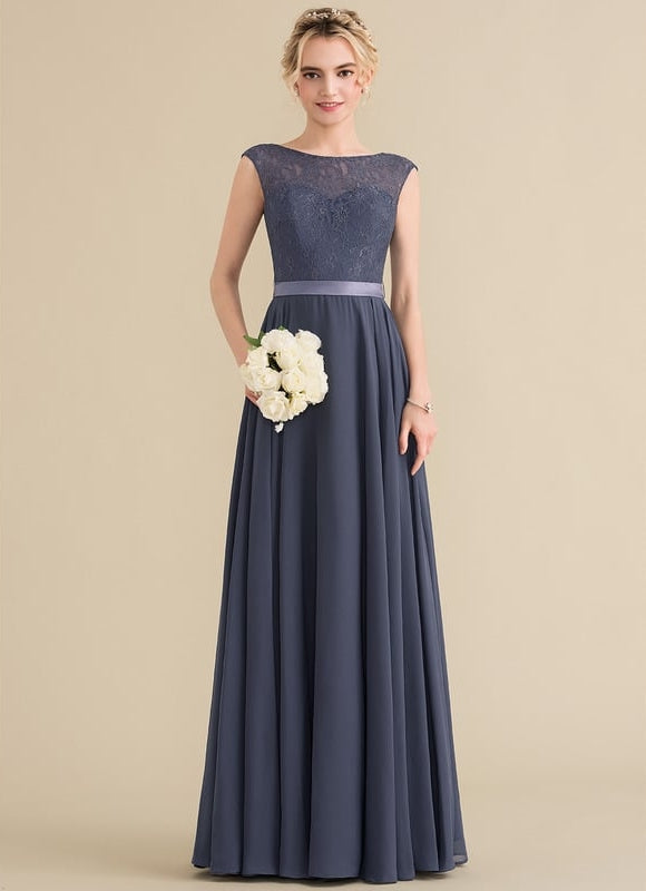 Robe Trapèze Élégance Nébuleuse - gallery 2