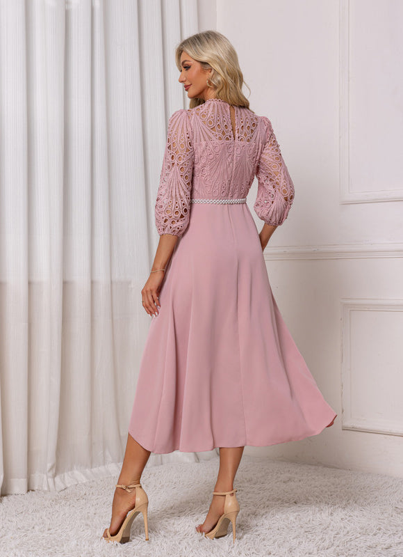 Robe Trapèze Dentelle - gallery 1