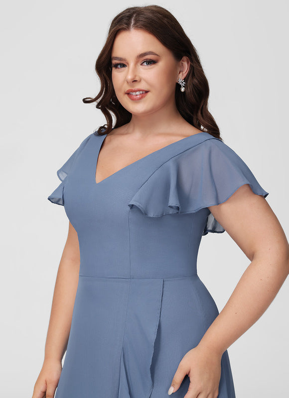 Robe Trapèze Fluide Asymétrique - gallery 9