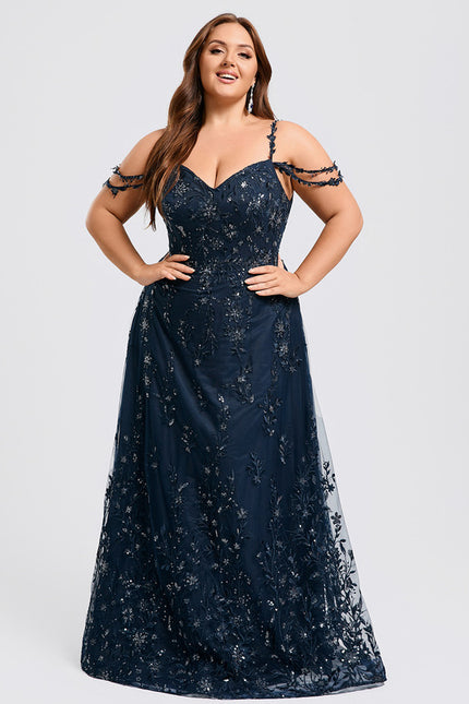 Robe Trapèze Satin Étoilé - gallery 8