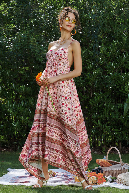 Robe Trapèze Fleur De Coton - gallery 3