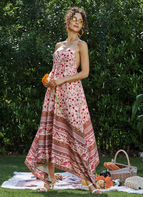 Robe Trapèze Fleur De Coton - gallery 3
