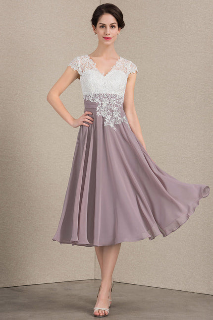Robe Trapèze Violet Éclat Satiné
