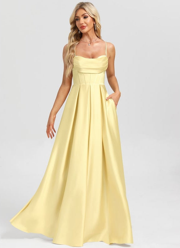 Robe Trapèze Jaune Lumineuse - gallery 2