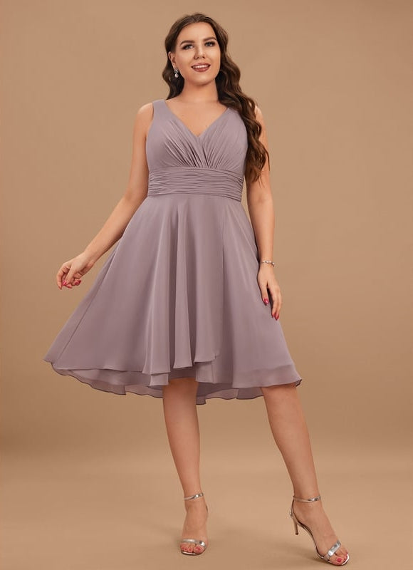 Robe Trapèze Flottante Verte - gallery 7