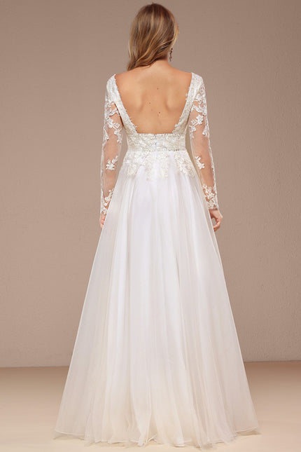 Robe Trapèze Luxe Évanescent - gallery 7