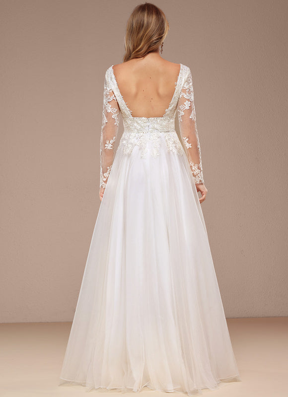 Robe Trapèze Luxe Évanescent - gallery 7