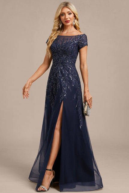 Robe Trapèze Éclat Marine - gallery 2