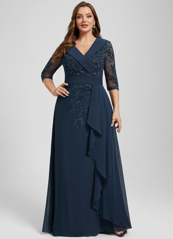 Robe Trapèze Nuit Éclatante - gallery 9