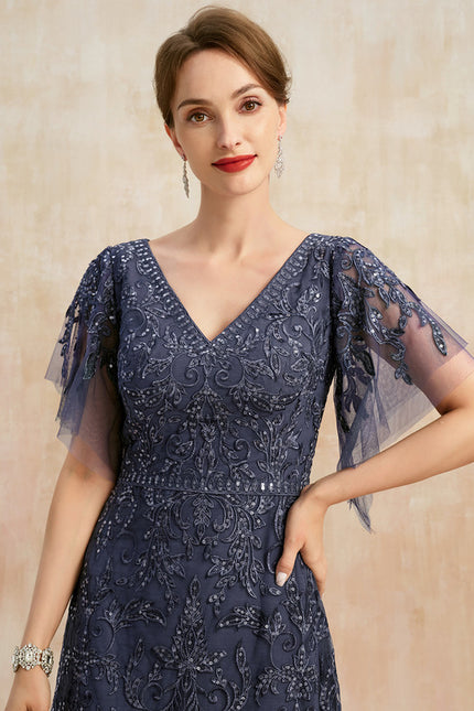Robe Trapèze Élégance Tulle Cristal - gallery 1