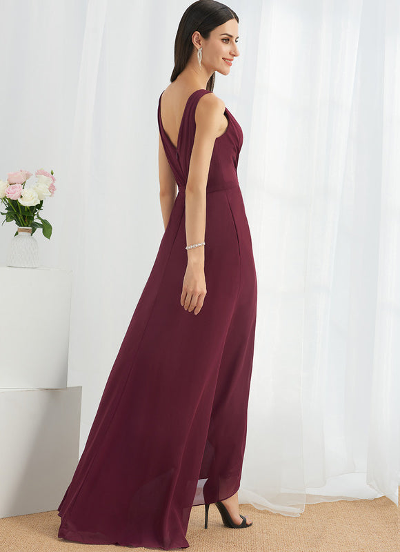 Robe Trapèze Aérienne Vert Pâle - gallery 4