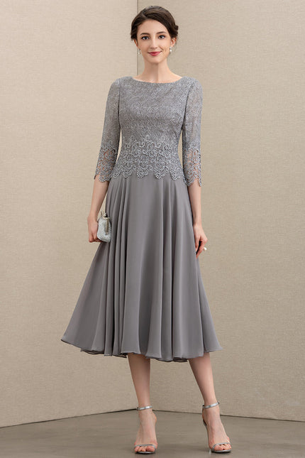 Robe Trapèze Lilas Élégant