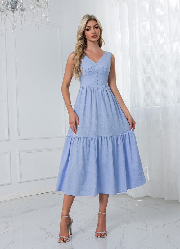 Robe Trapeze Volant - gallery 3