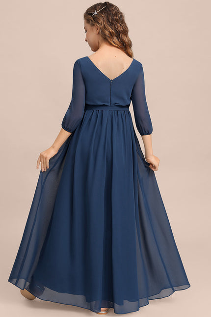 Robe Trapèze Vert Doux Éclat - gallery 1
