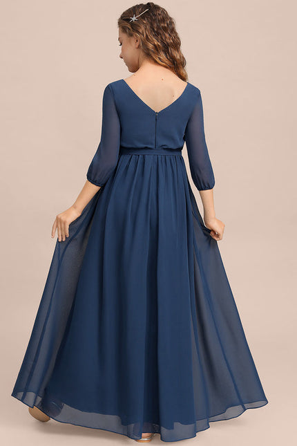 Robe Trapèze Vert Doux Éclat - gallery 1