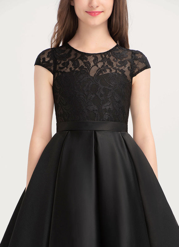 Robe Trapèze Noir Étoile Sereine - gallery 5