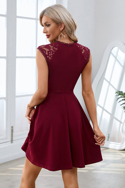 Robe Trapèze Cerise Chic - gallery 5