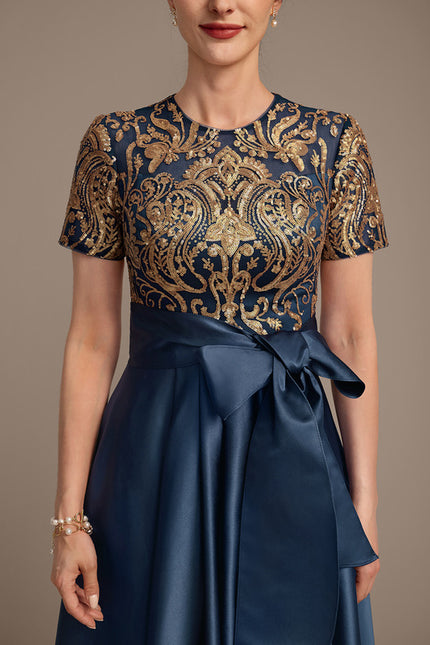 Robe Trapèze Indigo Étoilé - gallery 8