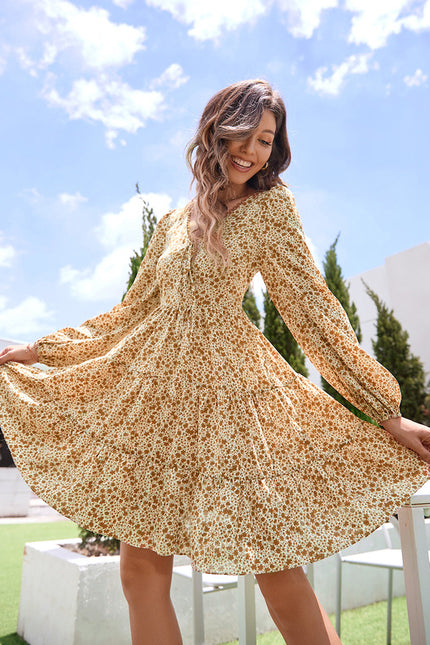 Robe Trapèze Éclat Pétale - gallery 2