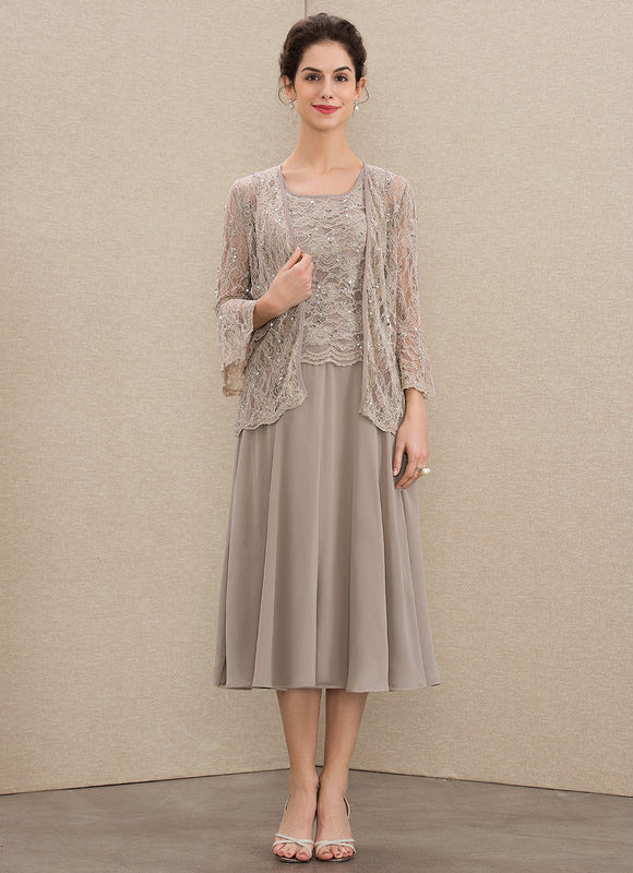 Robe Trapèze Éclat De Velours - gallery 1