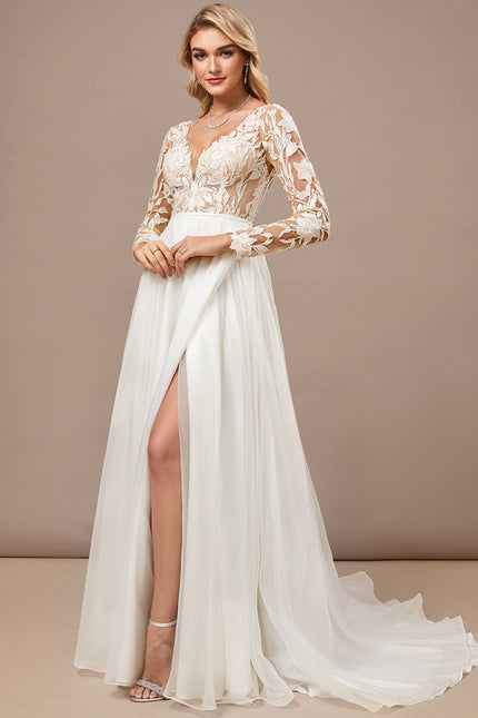 Robe Trapèze Organza Élégante - gallery 1
