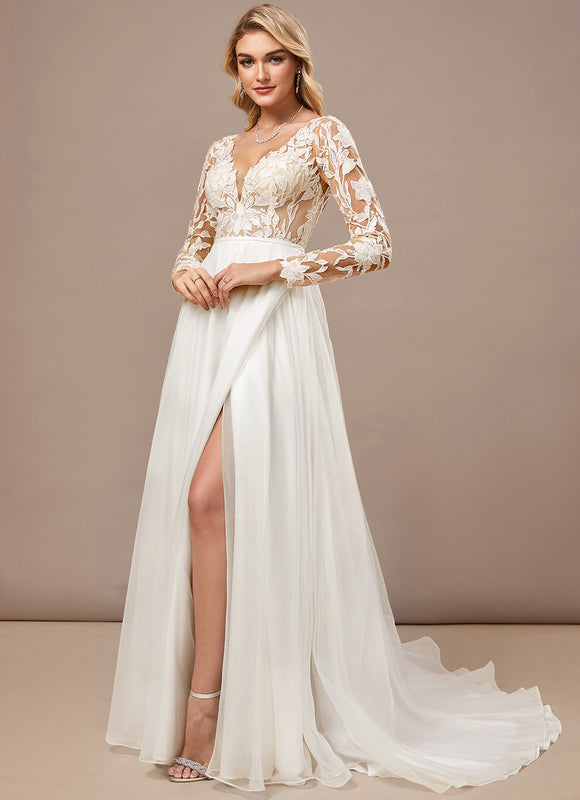 Robe Trapèze Organza Élégante - gallery 1