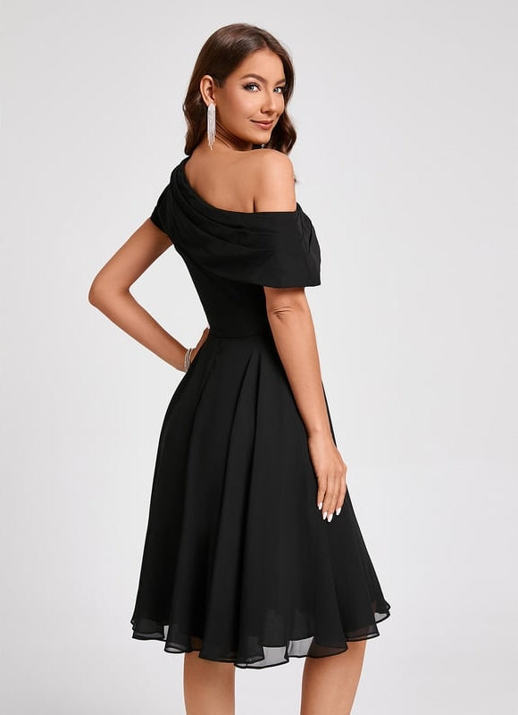 Robe Trapèze Chic Asymétrique - gallery 2