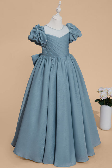 Robe Trapèze Ciel Satiné - gallery 2