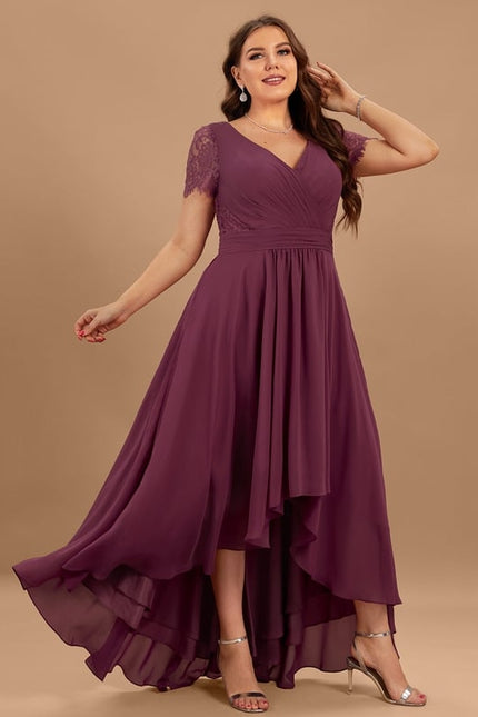 Robe Trapèze Vaporeuse Prunelle - gallery 9