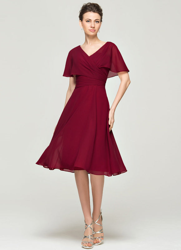 Robe Trapèze Vigne Bordeaux - gallery 2