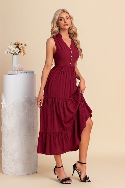Robe Trapèze Midi Épure - gallery 3