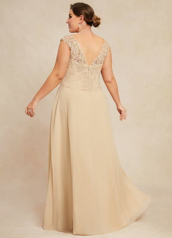 Robe Trapèze Nuance De Velours - gallery 9