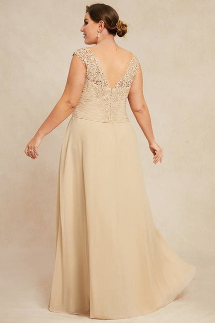 Robe Trapèze Nuance De Velours - gallery 9