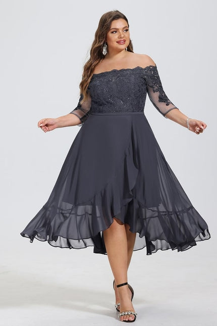 Robe Trapèze Lueur De Soirée - gallery 7