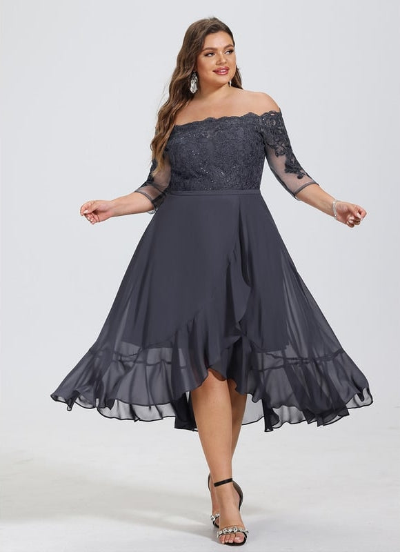 Robe Trapèze Lueur De Soirée - gallery 7