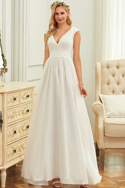 Robe Trapèze Éblouissante Aérienne - gallery 1