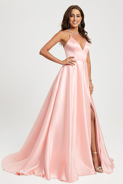 Robe Trapèze Satin Royal - gallery 2