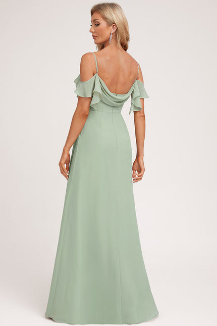 Robe Trapèze Aérienne Céleste - gallery 1