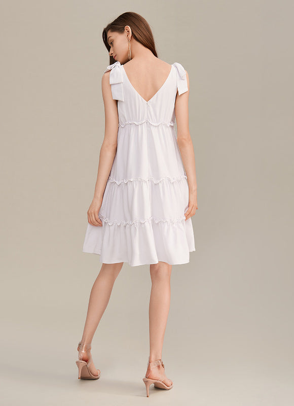 Robe Trapèze Verte Chic - gallery 3
