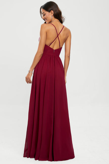Robe Trapèze Velours Céleste - gallery 4